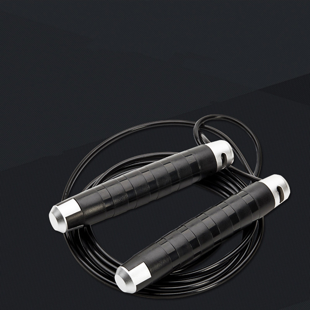 Black Steel Cable Jump Rope Be - огляд і ціна Jump Rope Speed Bearing