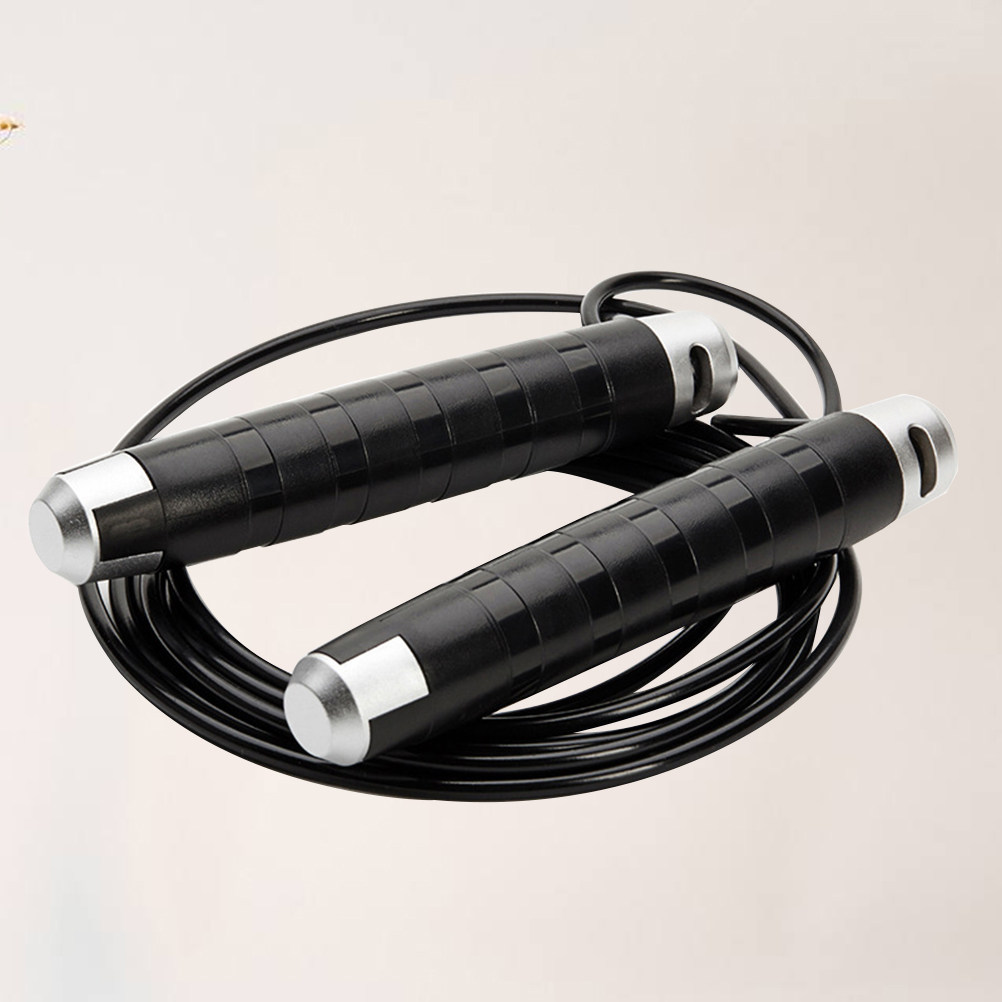 Black Steel Cable Jump Rope Be - огляд і ціна Jump Rope Speed Bearing