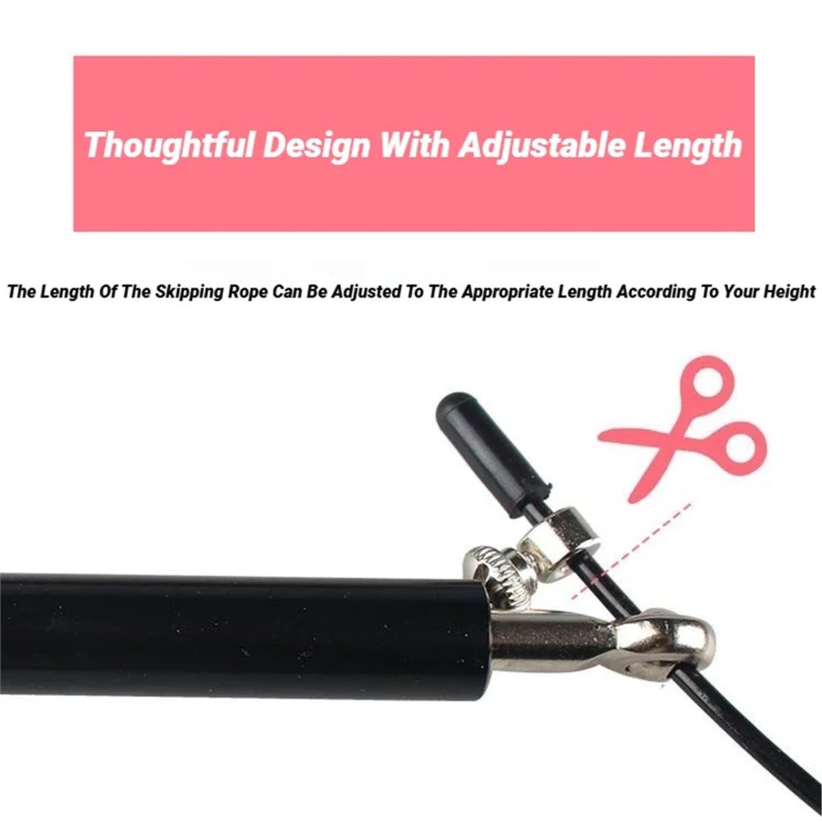 POPULAR-Adjustable Aluminum Ha - огляд і ціна Jump Rope Speed Bearing