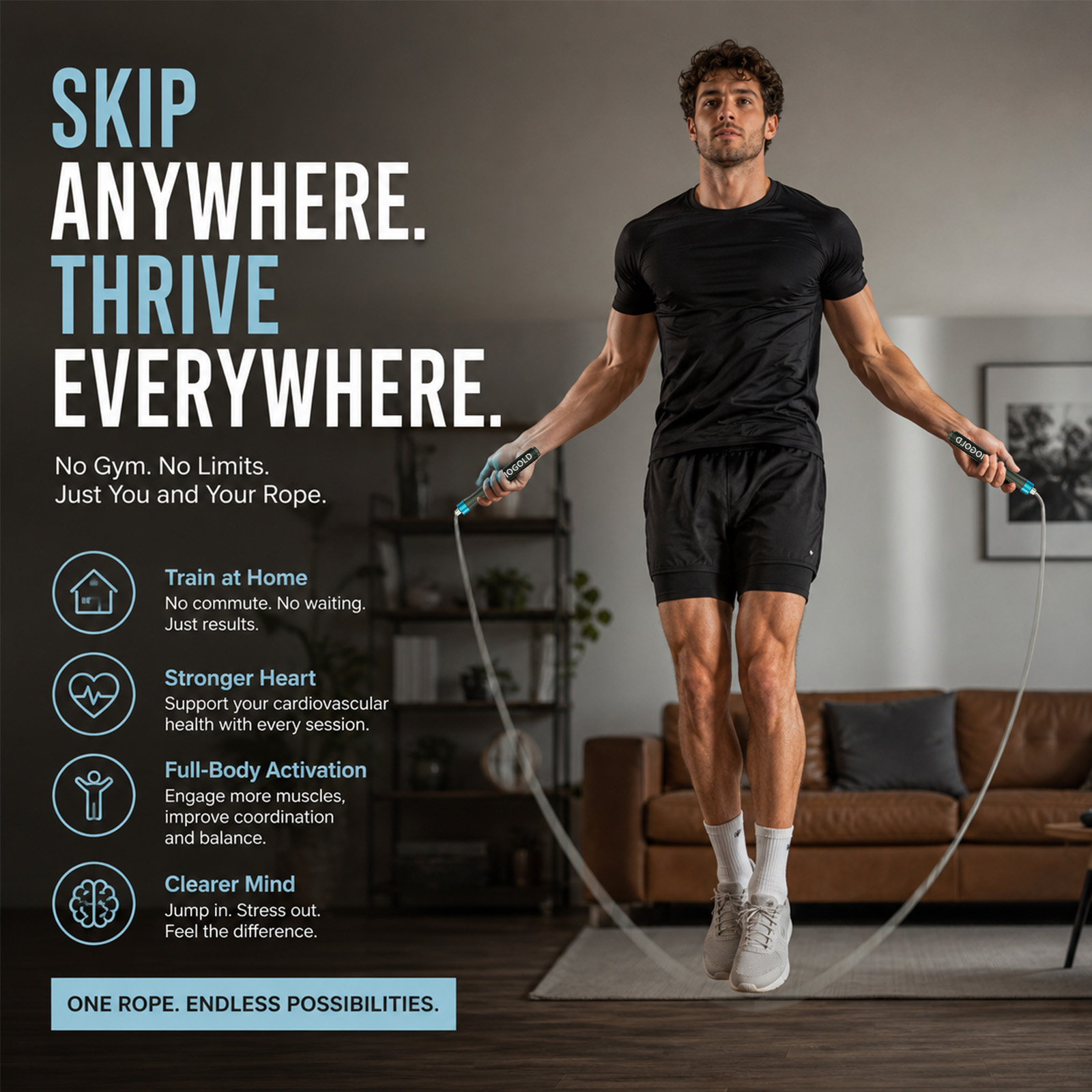 MOGOLD Professional Speed Jump - огляд і ціна Jump Rope Speed Bearing
